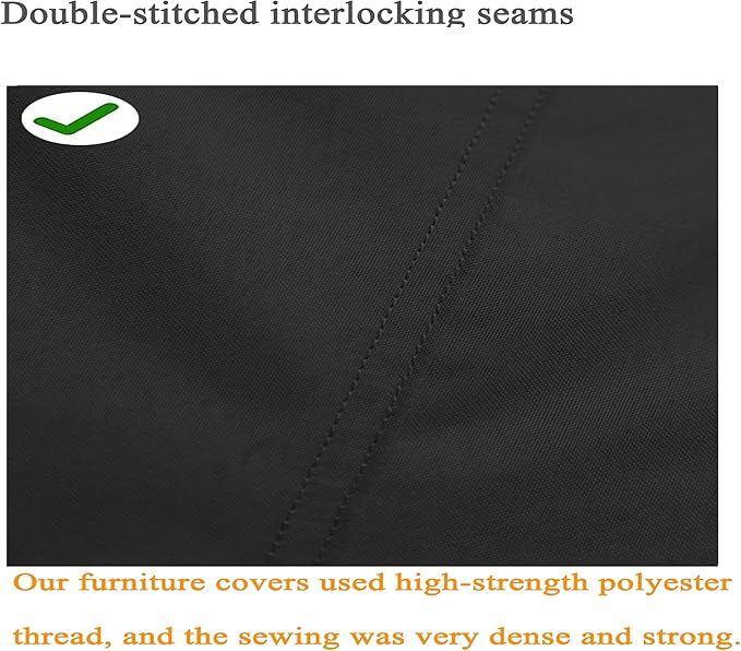 Fire Pit Cover 600D Heavy Duty Waterproof Fabric With PVC Coating Round 40" Dia x 20" H Black Fits 35-38 inch Fire Pit Table Fade Resistant Outdoor Firepit Cover