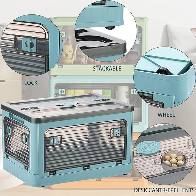 Collapsible Storage Bins,Closet Organizers and Storage,Storage Bins with Lids,Closet Organizers and Storage, Dorm Room Essentials,Folding Storage Box