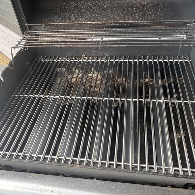 Genesis Grill Replacement Parts 7524 7528 Grates 7621 7620 Flavorizer Bars for Weber Genesis 300 Grills with Front Controls Knobs, Genesis 300 310 330 E330 E310 S310 S330 EP330 S320 E320 Grill Parts