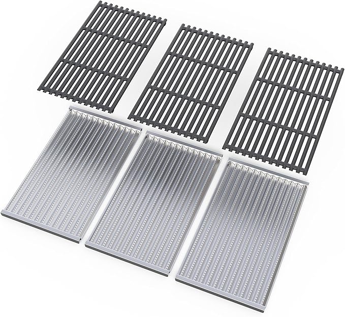 SafBbcue G533-2200-W1 G533-0009-W1 Grill Grates Infrared Emitter Replacement Parts for Charbroil Infrared 4 Burner Grill Parts 463255721 463242716 463242715 463276016 466242715 466242815 463257520