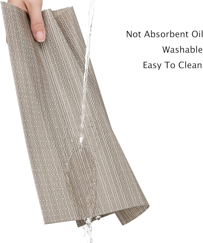 Myir JUN Table Runner, Vinyl Table Runner Indoor 55 Inch Long Arbitrarily Cropped Runner for Table Heatproof for Home Party (Golden Silver, 12 x 55 inch)