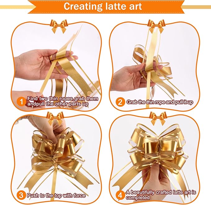 Orchidleaf 2 Set Baskets for Gifts Empty, Gift Empty Bamboo Basket Large, Foldable Woven Gift Basket with Handle for Baby Baptisms, Mother's Day, Christmas, Housewarming