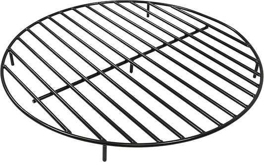 Sunnydaze Round Fire Pit Grate - Elevated Wood Grate for Fire Pit - Heavy-Duty Steel Log Grate for Outside - 36-Inch