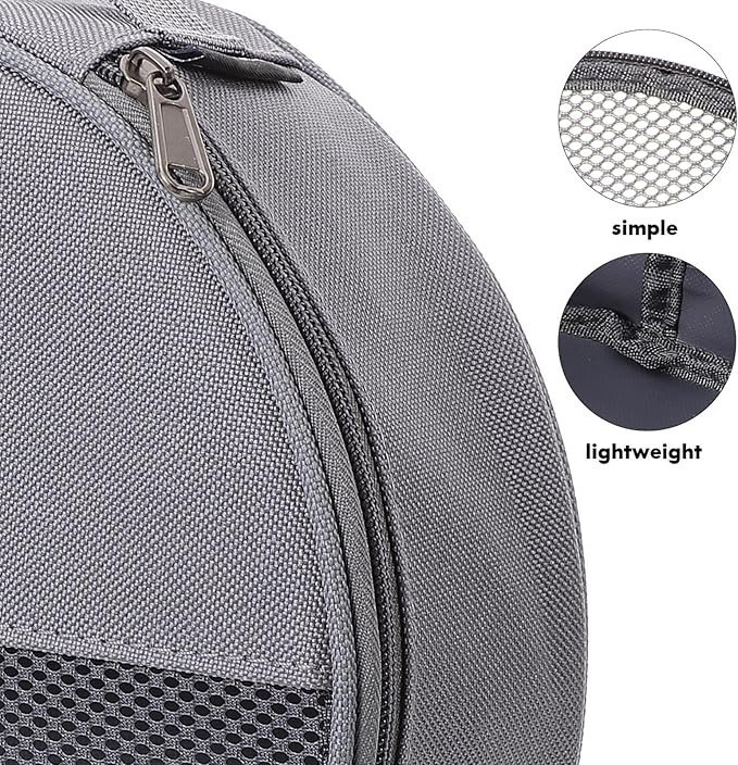 SUPVOX Outdoor Tableware Bag for Camping Plate Organizer with Mesh Pockets and Oxford Cloth Durable Portable Storage 8.66X8.66X2.36 Inch for Hiking Picnic