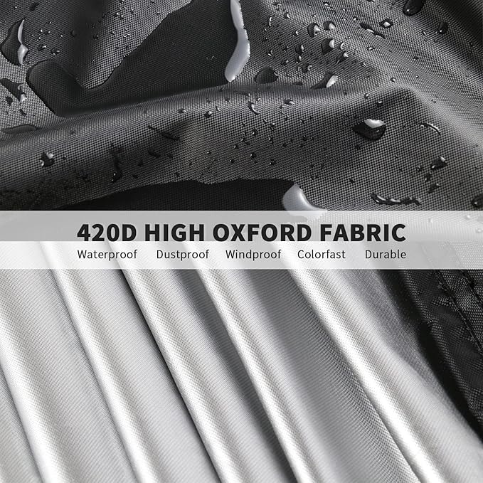 Outdoor Prep Table Cover 30 Inch,Waterproof Patio Stainless Steel Metal BBQ Table Cover All Season Protection for Outdoor Table - 30 x 24 x 35 Inch