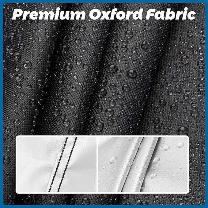 Flat Top Grill Cover for Nexgrill Daytona 4-Burner Propane Gas Griddle，Heavy Duty Waterproof Gas Griddle Cover for Member Mark Pro Series 5-Burner Gas Griddle, 68" W x 29" D x 36" H