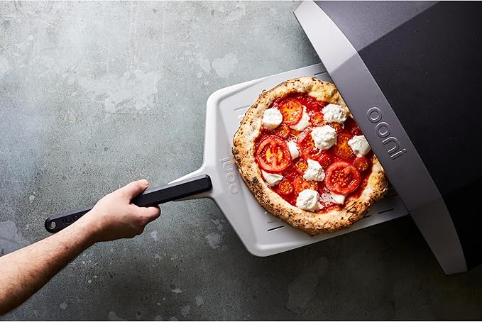 Ooni Koda 12 Gas Pizza Oven - Ultimate Pizza Oven Bundle - 12" Perforated Peel, Koda 12 Cover and Digital Thermometer Included