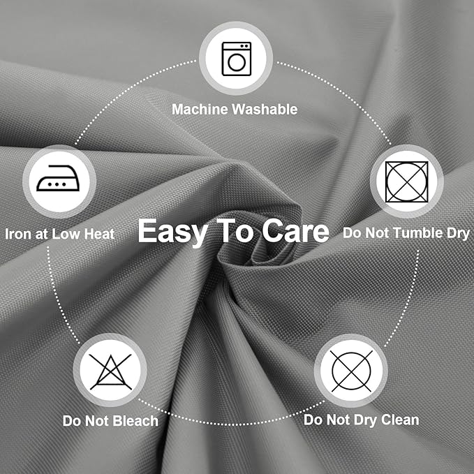 OutdoorLines Outdoor Waterproof Patio Table Furniture Set Covers - Rectangle Couch Sectional Cover Outside Weatherproof Patio Furniture Covering for Deck, Lawn and Backyard 110"L x 84"W x 28"H, Grey