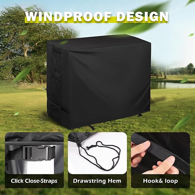 Griddle Cover for Electactic 2-Burner Barbecue Grill, Grill Cover for Electactic 2-Burner 16,000 BTU Propane Griddle-All Weather Protection