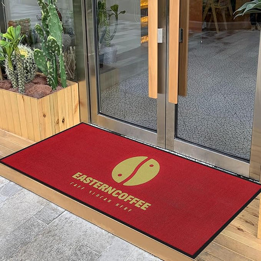ALLEVI Custom Mats for Front Door Personalized Commercial Rugs for Business Area Church Museum Nursing Home Clubs Garden 3.3' x 2'