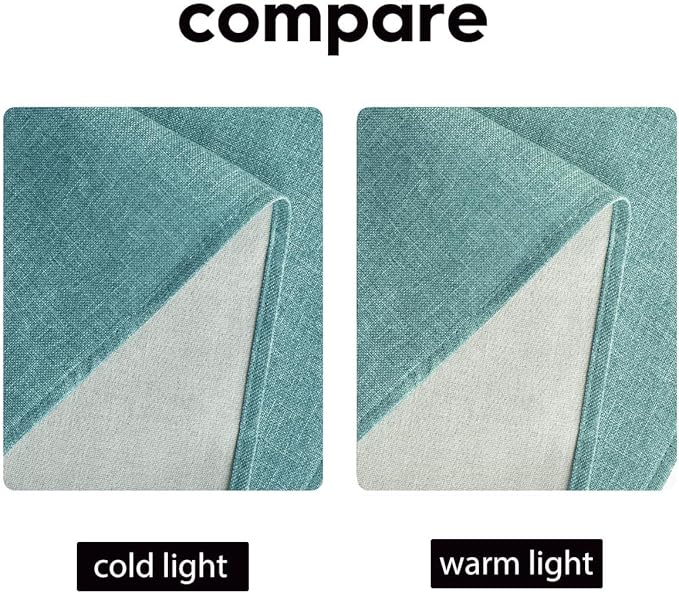 Artoid Mode Turquoise Aqua Table Runner, Seasonal Summer Washable Kitchen Dining Table Decoration for Home Party Decor 13x72 Inch