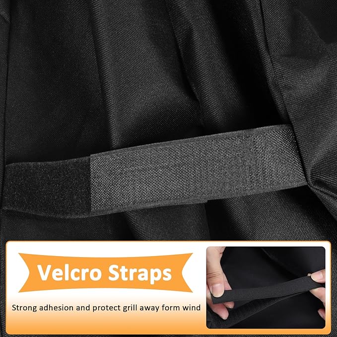 Grill Cover for Weber Q100 Q120 Q1000 Q1200 Q200 Q220 Q2000 Q2200 Q2400 Grills Replacement 7113 Cover, Waterproof Full-Length Cover for Weber Q Series Gas Grill 54060001 Q2200 Models