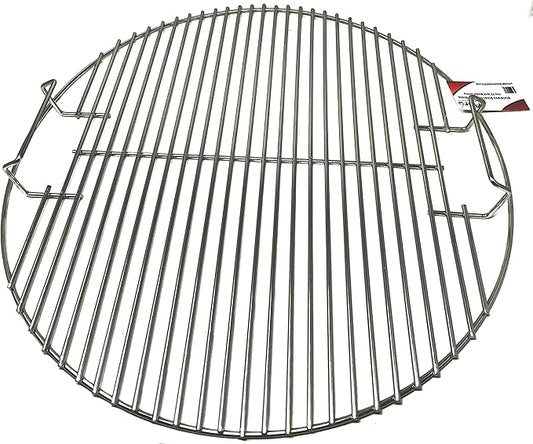 Aura Outdoor Products 22" Stainless Steel Upgraded Replacement Cooking Grate for Weber Kettle, Recteq Bullseye 22 Inches