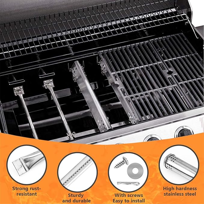 Hisencn Grill Replacement Parts for Charbroil Performance 6 Burner Grill 463244819, 463238218, 463276517, 463276617, Grill Parts for Char-Broil 466245917, 463277918, 463274619, 463274819, 463274919