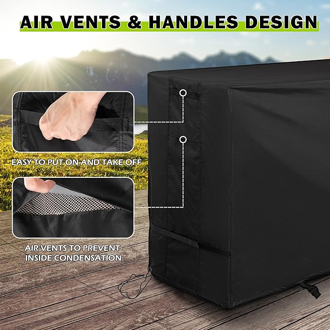 Grill Cover for Blackstone Select 28" Griddle, Outdoor Griddle Cover for Blackstone 28in 3-Burner Grill 6009, Waterproof Anti-Wear Protective Griddle Cover, Protective Flat Top Grill Cover
