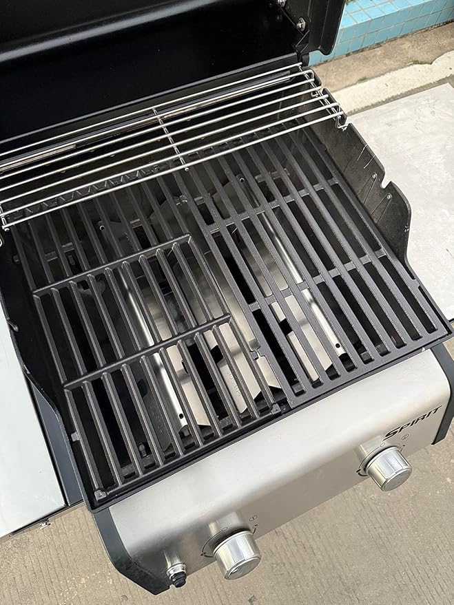 GS4 Spirit 2 Grill Parts for Weber Grill Parts Spirit II 200 SER, Replacement Parts for Weber GS4 Spirit 2 Flavorizer Bars/Flame Covers 7635 67045 68842, 67060 Heat Deflector & 7637 64815 Grill Grates