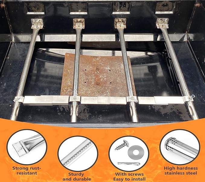 Grill Replacement Parts for Charbroil Performance 463342119, 463335517, 463347017, 463332718, 304 Stainless Steel Grill Parts for Char-Broil 463342118, 463376017, 463332718, 16 15/16" Heat Plate