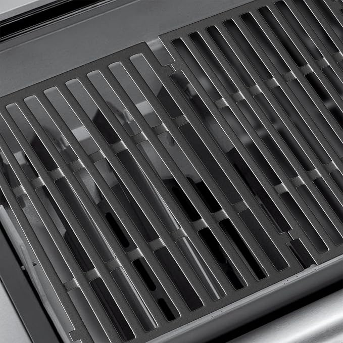7637 17 Inch Grill Grates for Weber Spirit and GS4 Spirit II 200 Series Grills Parts Spirit E210 S210 E215 E220 S215 S220 Parts, Spirit 2 E210 S210 Replacement Parts, Cast Iron (Front Mount Controls)