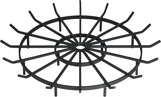 SteelFreak Wagon Wheel Firewood Grate for Fire Pit - Made in The USA (36 Inch)