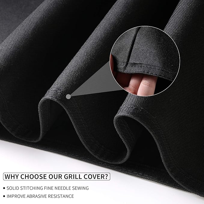 SUPJOYES Grill Cover for Weber Performer Deluxe Charcoal, 22 Inch BBQ Covers, Heavy Duty Waterproof Accessories for Weber Performer Charcoal