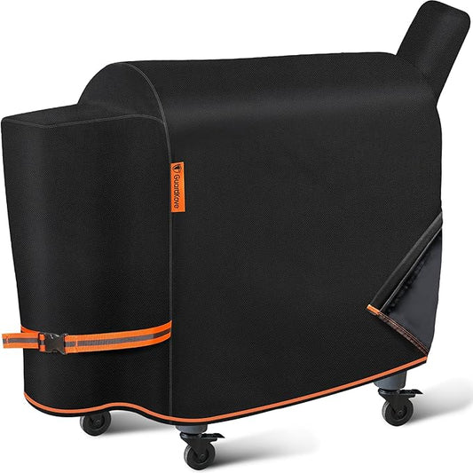 [Upgraded 1000D Heavy Duty Fabric]Grill Cover for Traeger Pro 34/780 Series, Waterproof Wood Pellet Smoker Cover, Tear & Fade Resistant with Buckle,Zipper, for Treager Pro 34/780/Texas 34, Z Grills700