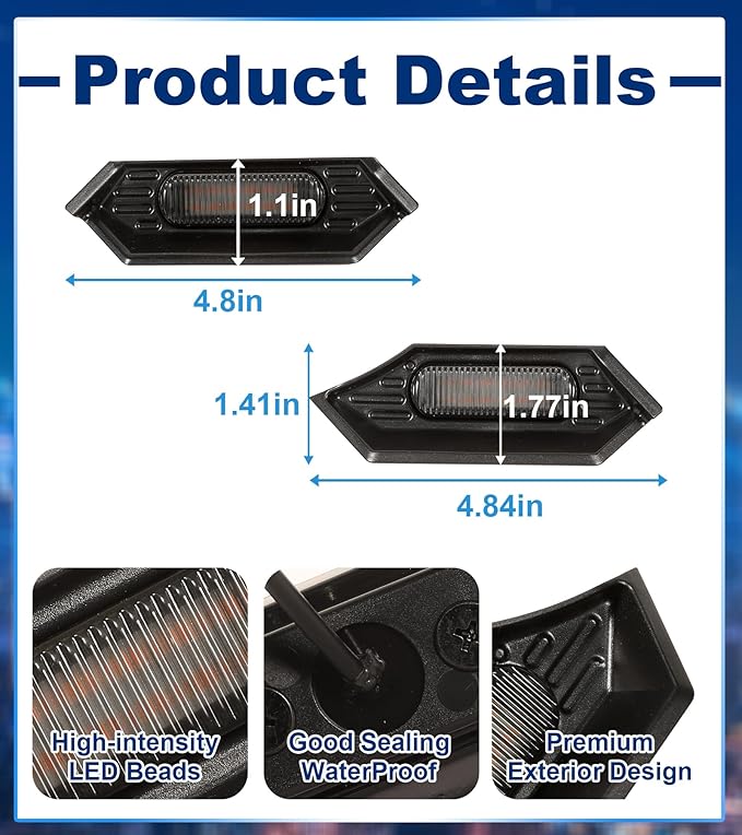 Front Grille Grill Lights for 2024 2025 Tacoma TR D Off Road Sport OEM Grill Led Grill Light for Tacoma Accessories,White,4PCS (24Tacoma-Off Road-W)
