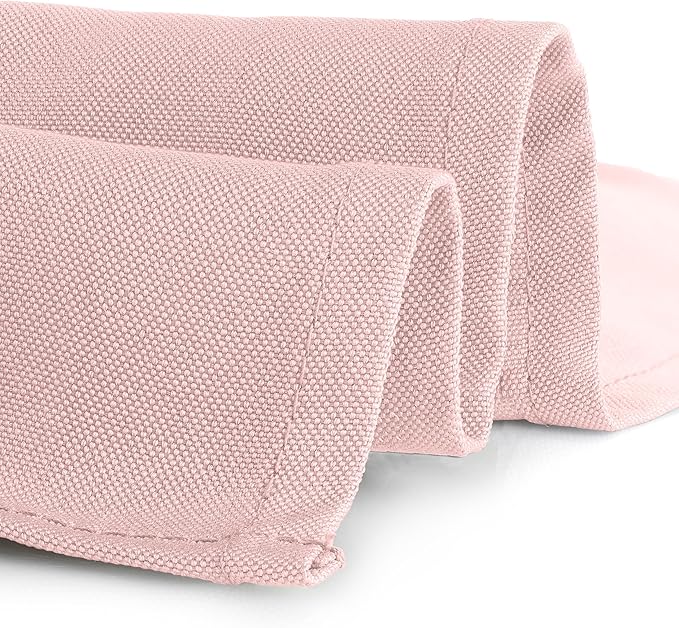 Gee Di Moda Rectangle Tablecloth - 60 x 84 Inch Pink Table Cloth for 5 Foot Rectangle Tables - Heavy Duty Washable Fabric - for Holiday Party, Dinner, Weddings, Baby Shower & Events