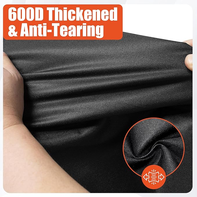 iCOVER Small Grill Cover - 30 inch Two Burner BBQ Gas Grills Covers 600D Heavy Duty Waterproof, Fits Weber/Char-Broil/Brinkmann/Nexgrill/Jenn Air/Pit Boss 3 Series with Collapsed Side Tables