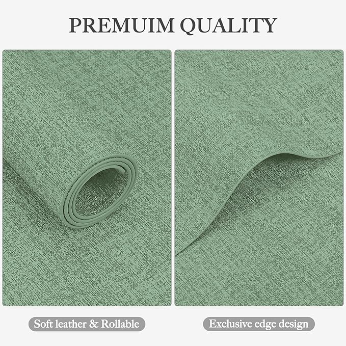 Faux Leather Heat Resistant Christmas Placemats Set of 4 – Waterproof Oilproof Wipeable Dining PU Vinyl Place Mat Easy Clean Table Mats for Kitchen/Dining/Party/Holiday, Dark Green