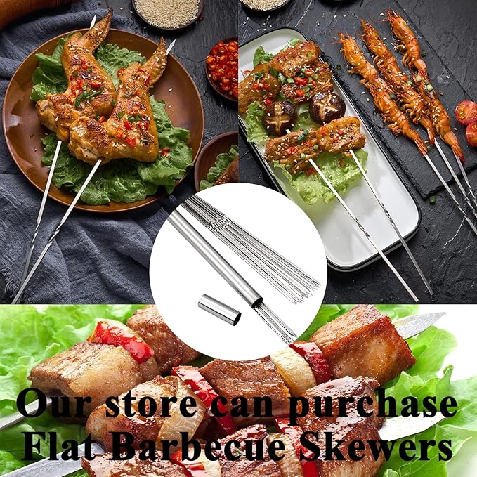 WILLBBQ Charcoal Grills Commercial Quality Portable Hibachi BBQ Lamb Skewer Foldable Camping Barbecue Grill for Outdoor Cooking & Camping(31.6x10.3x5.1 inch) - The Perfect Gifts for Grill Lovers