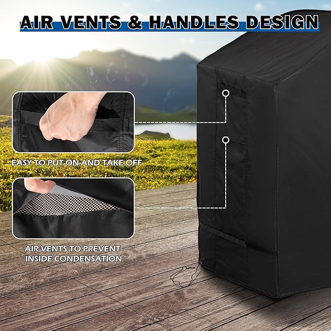 Grill Cover for Electactic 3-Burner Propane Gas Grill with Side Burner, Griddle Cover for Electactic G31PRO 48in Outdoor BBQ Grill