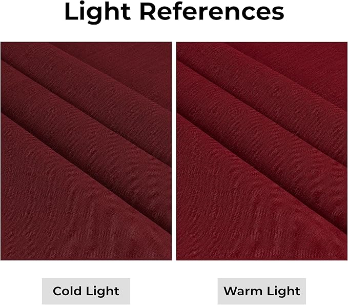 D'Moksha Homes Linen Table Runner 60 Inches - 100% Pure Linen Dark Red Table Runner 14 x 60 Inch for Coffee Tables, Dresser, Valentines, Holiday - Machine Washable