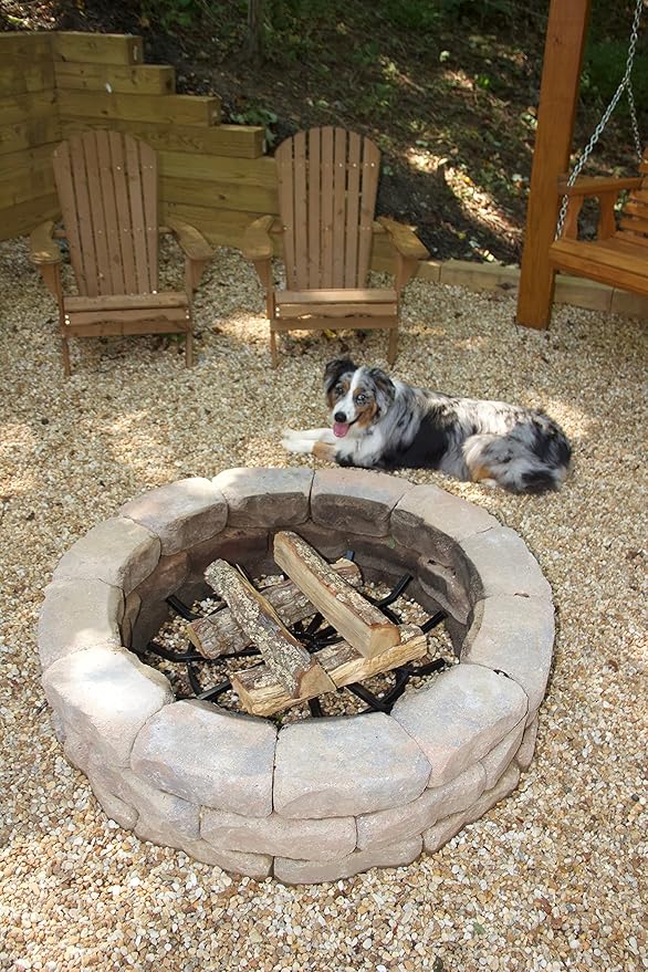SteelFreak Wagon Wheel Firewood Grate for Fire Pit - Made in The USA (36 Inch)
