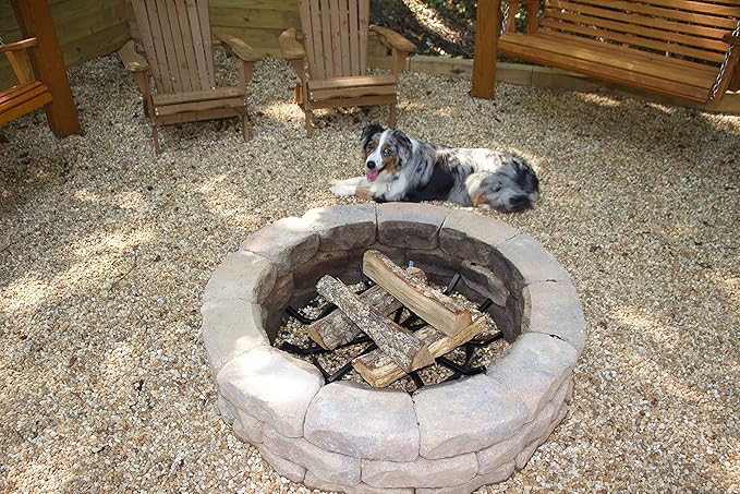 SteelFreak Wagon Wheel Firewood Grate for Fire Pit - Made in The USA (20 Inch)