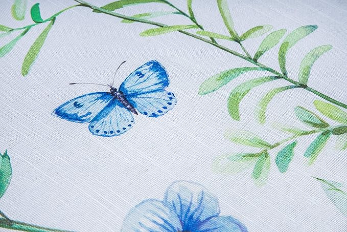 Maison d' Hermine Table Cloth Rectangle Table 100% Cotton 60 x 108 Inches Tablecloth Reusable Decorative for Dining Room, Farmhouse, Home, Party, Festive & Wedding Spring Summer - Just Floral