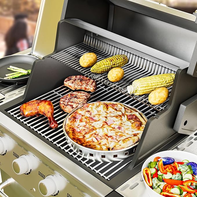 SF4362(2-Pack) 15" Cooking Grates Replacement for Broil King, Broil-Mate, Huntington, Sterling Gas Select Gas Grill Models, Stainless Steel Grill Grates