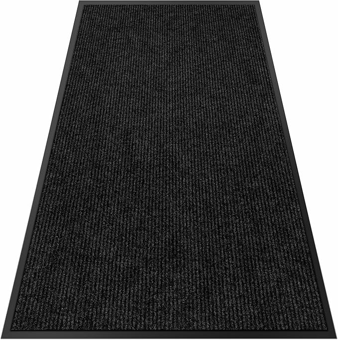 Custom Size Extra Large Front Door Mat, 3FT x 25FT Indoor Outdoor Entrance Commercial Floor Mat, Heavy Duty Dirt Trapper Doormat for Entryway Welcome Mat, Low Profile, Non-Slip, Waterproof
