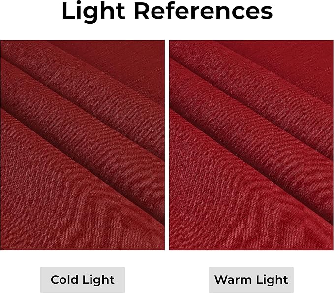 D'Moksha Homes Linen Red Table Runner 84 Inches Long - 100% Pure Linen 14 x 84 Inch Table Runner for Dining, Valentines, Holiday - Machine Washable
