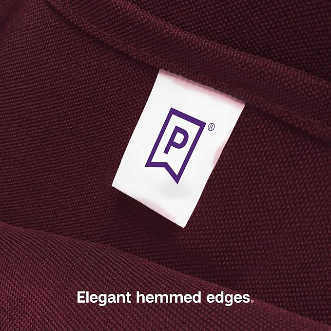 Gee Di Moda Rectangle Tablecloth - 70 x 120 Inch Burgundy Table Cloth for 6 or 8 Foot Rectangle Tables - Heavy Duty Washable Fabric - for Holiday Party, Dinner, Weddings, Baby Shower & Events