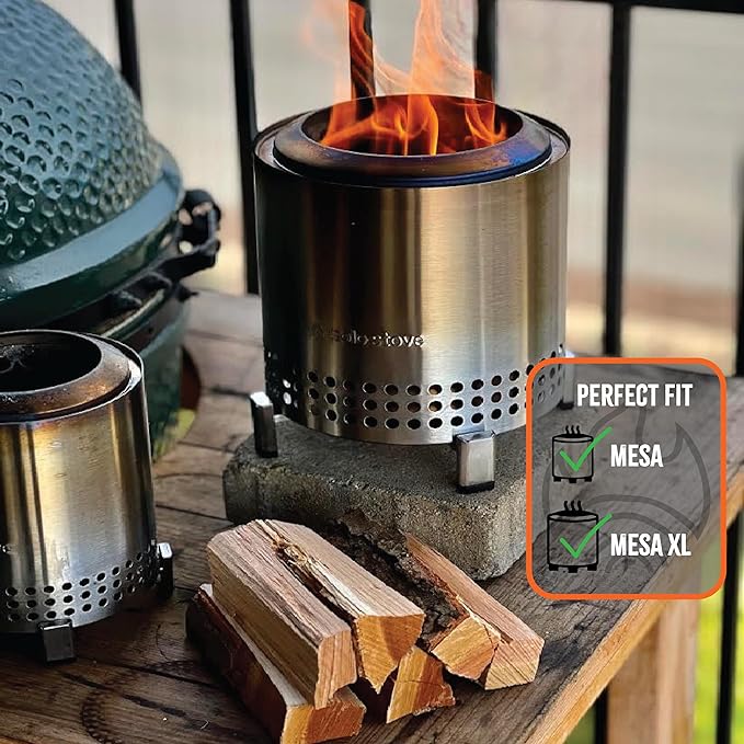 The Tiny Timbers USDA Grade Kiln Dried Hardwood for Table Top Fire Pit and Pizza Oven | Compatible with Solo Stove Mesa & Mesa XL | 5" Splits | USA Sourced | 15 lb. | 1000+ cu. in. | Penn's Blend