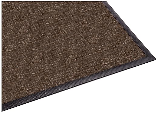Guardian WaterGuard Indoor/Outdoor Wiper Scraper Floor Mat, Rubber/Nylon, 6'x8', Brown