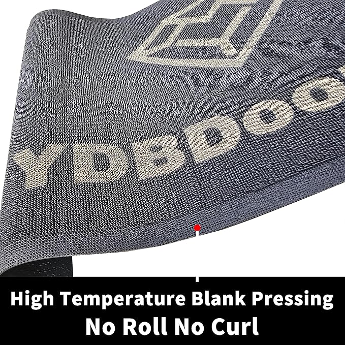 YDB Custom Doormat Commercial Floor Mat Personalized Area Rug Any Size Color Logo Shape Pattern Indoor and Outdoor Washable Entrance Mat Entryway Welcome Non-Slip Mat Durable Wear Resistance Rug