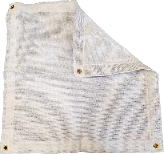6 Ft. x 25 Ft. White Privacy Shade Mesh Tarp