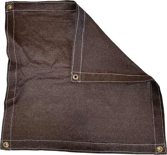 20 Ft. x 40 Ft. Brown Privacy Shade Mesh Tarp